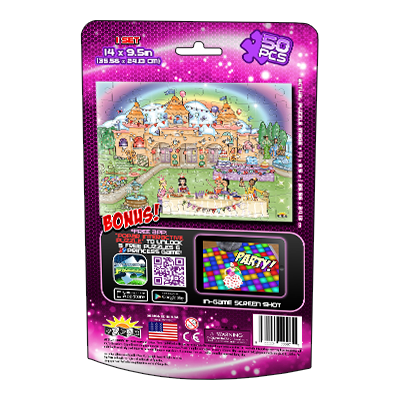 Popar Princess 4D Smart Puzzle & App-50 Pcs