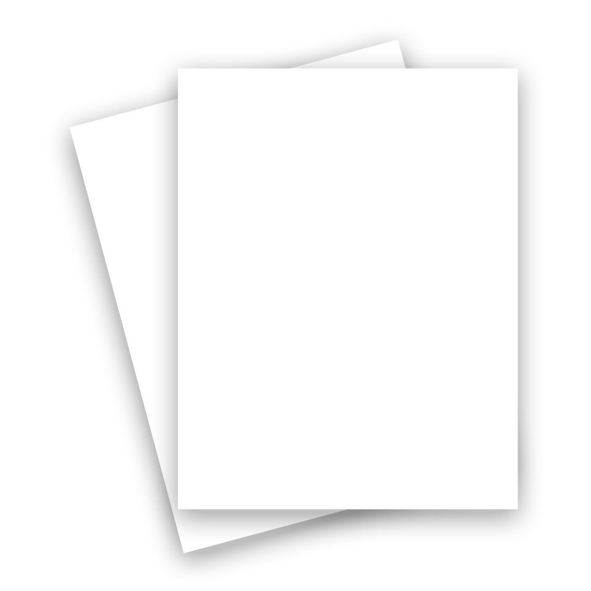 SPECKLETONE True White - 8.5X11 Card Stock Paper - 100lb Cover