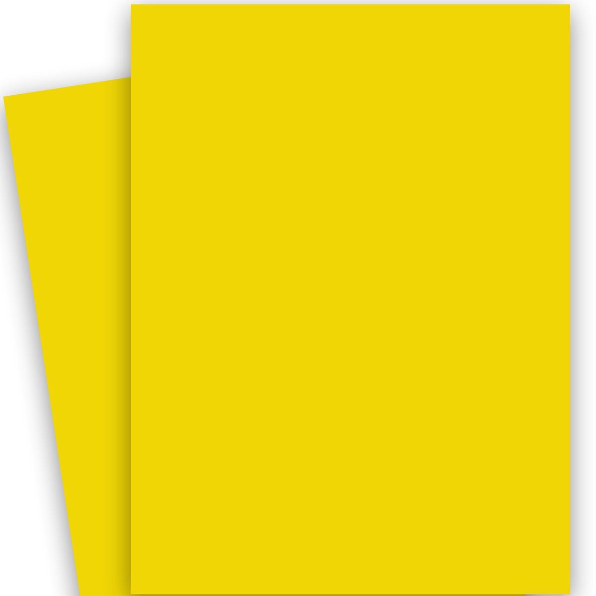 Pop Tone LEMON DROP light weight card stock for flyers and cards -  CutCardStock