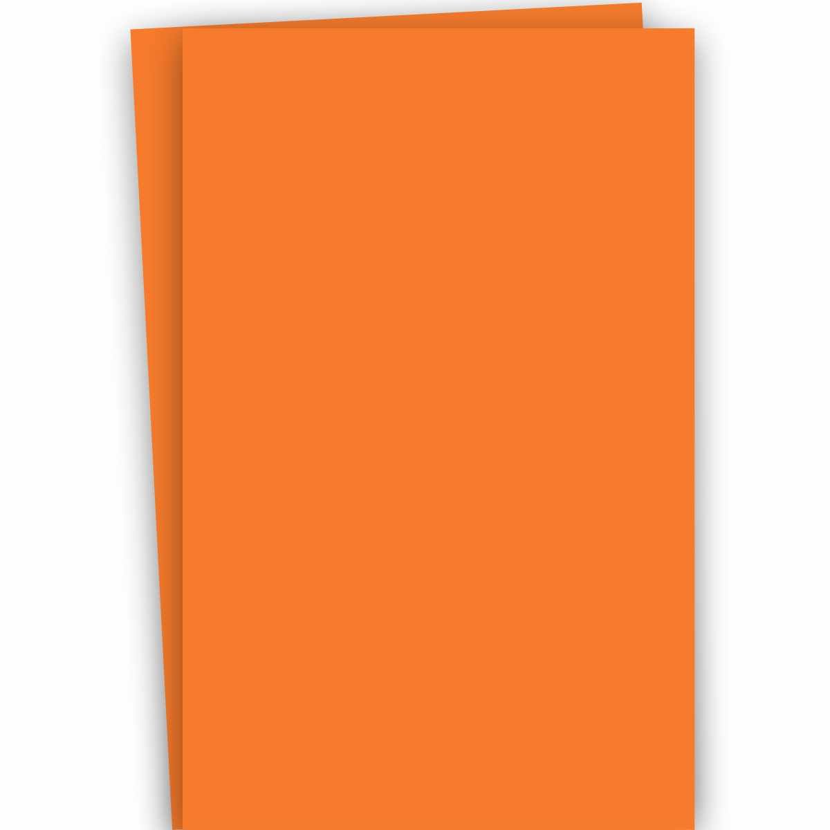 Burano ORANGE (56) - 8.5x11 Cardstock Paper - 92lb Cover (250gsm