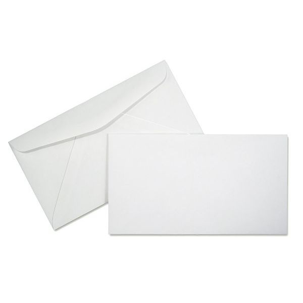 #6-3/4 Envelopes (3-5/8X6-1/2) - 24Lb White Wove (Diagonal Seam) - 5000 Pk
