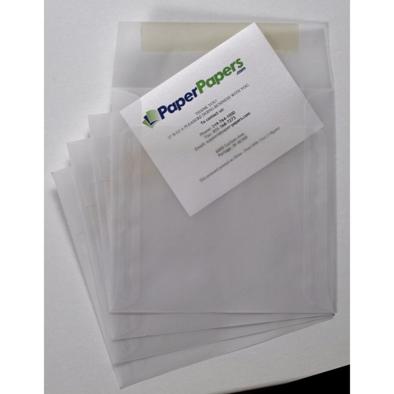 White Translucent (Vellum) - 7 in Square ENVELOPES (7x7) - 1000 PK