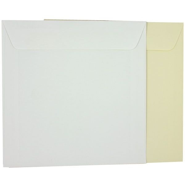 Basic White 9 Inch Square Envelopes (9X9) - 500 Pk