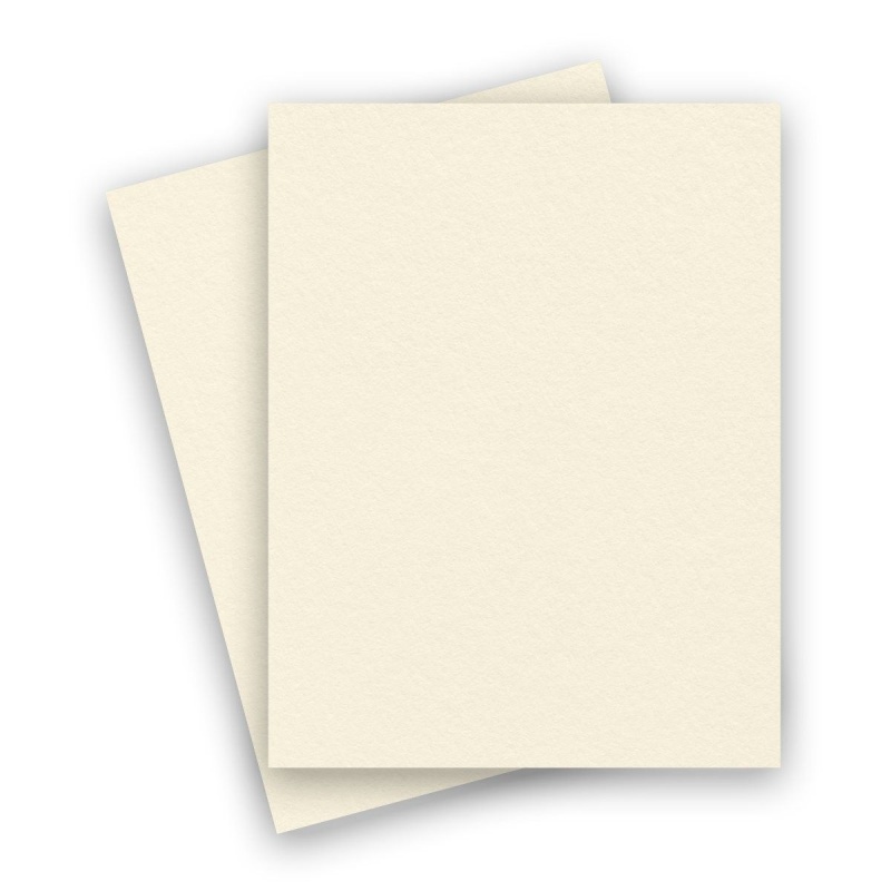 LETTRA Cotton Fluorescent White - 11X17 Ledger Size Paper - 110lb Cover  (297gsm) - 100 PK