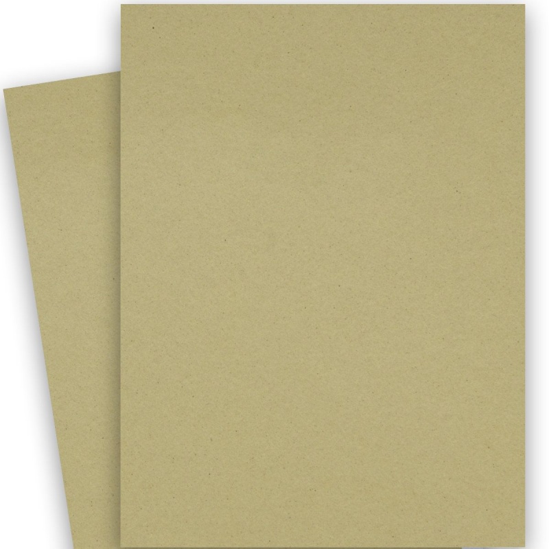 Crush White Corn - 8.5X11 (Letter) Card Stock Paper - 130lb Cover (350gsm)  - 25 PK 
