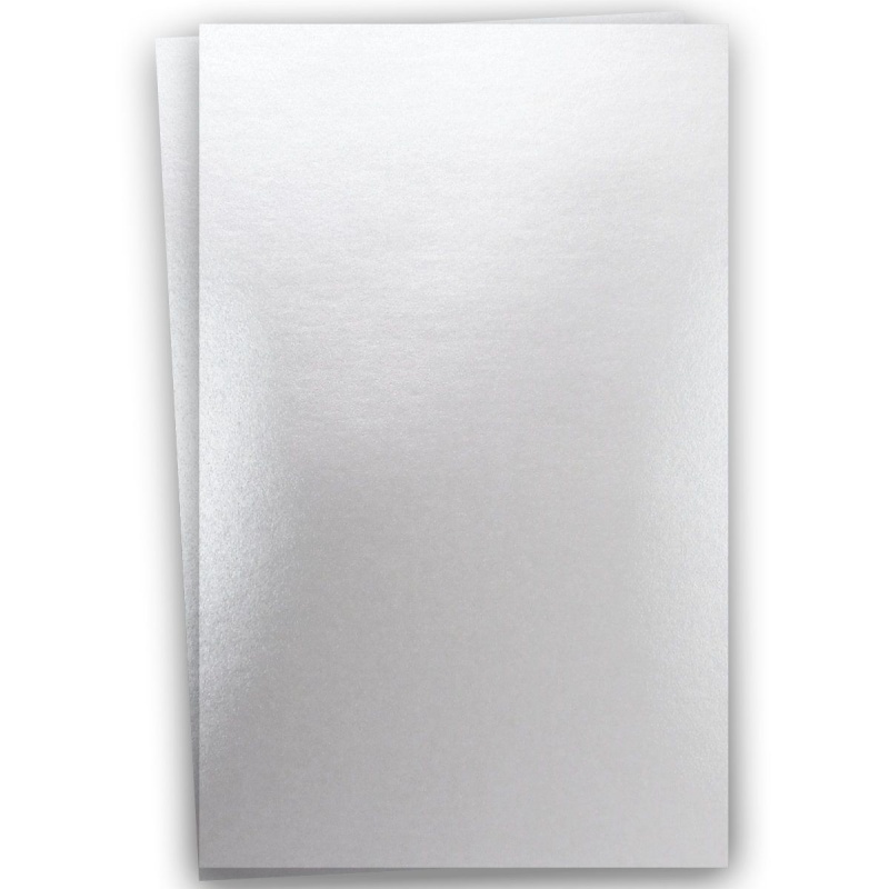 Shine RED SATIN - Shimmer Metallic Card Stock Paper - 11x17 Ledger Size -  92lb Cover (249gsm) - 100 PK