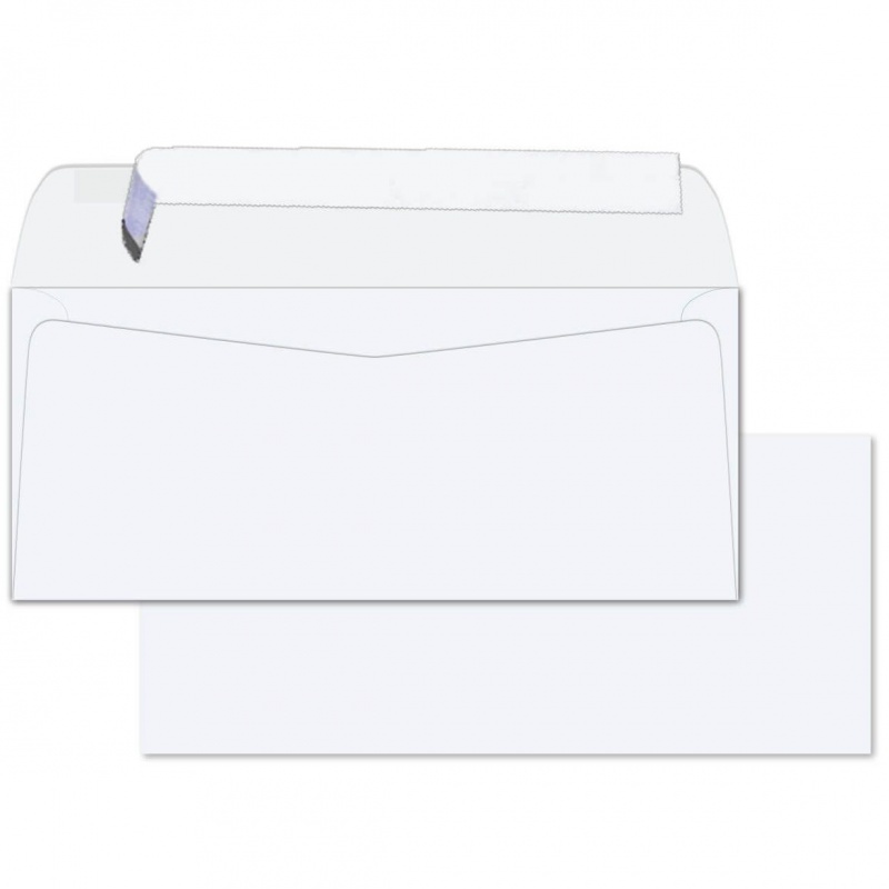 #10 Envelopes - 24Lb White Wove - Peel To Seal (Side Seam) - 2500 Pk