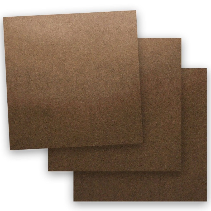 Shine BRONZE - Shimmer Metallic Card Stock Paper - 8.5 x 11