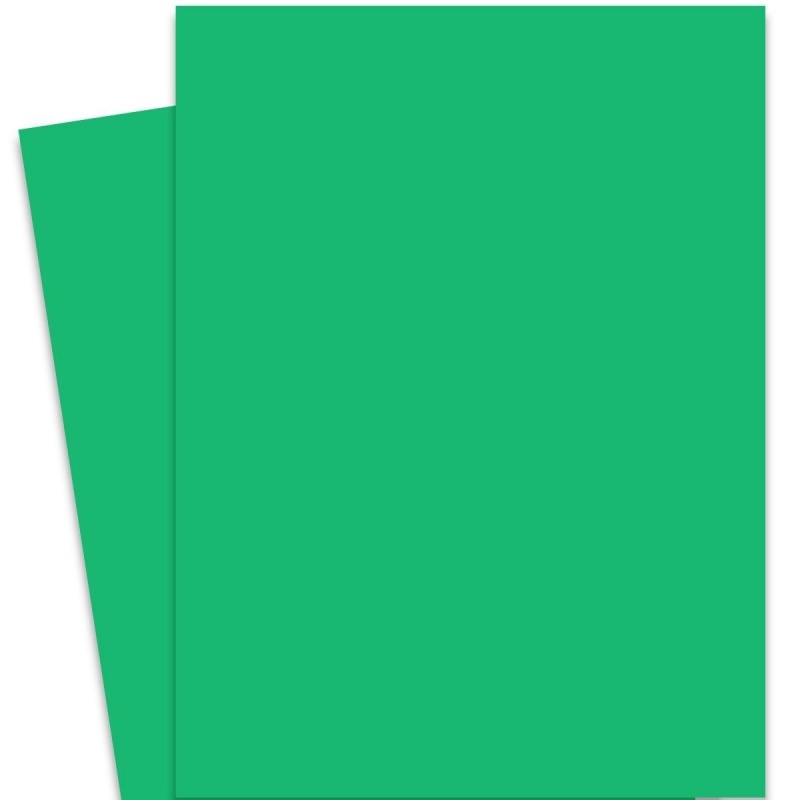 Burano Spring Green (60) - Folio 27.5X39.3-In Cardstock Paper - 92Lb Cover (250Gsm)