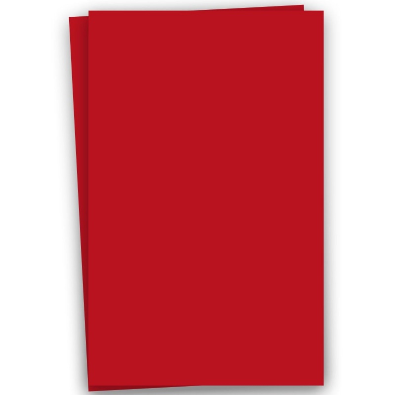French Paper Poptone Wild Cherry (Red) 12X18 (65C/175Gsm