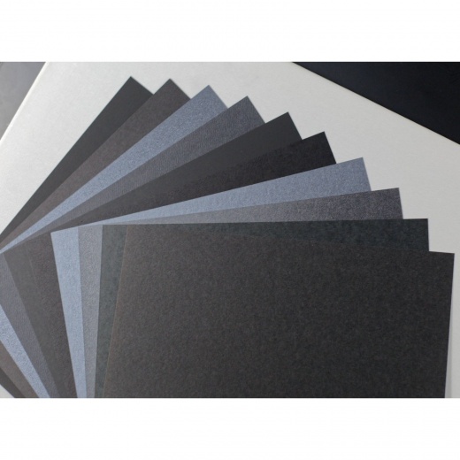 Plike (Plastic-Like) Paper - 8.5 x 11 - BLACK - 122LB COVER - 25 PK