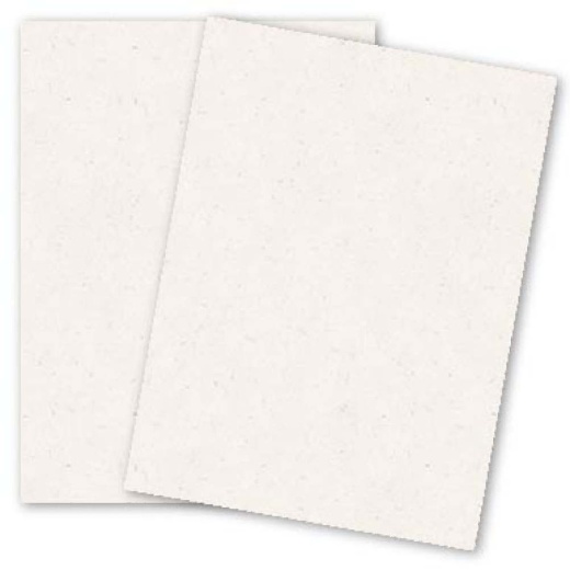 SPECKLETONE Natural 8.5X11 Card Stock Paper - 80lb Cover (216gsm) - 25 PK [