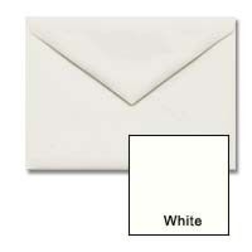 5 Baronial 70# White Vellum Cougar Envelopes (4 1/8 X 5 5/8) - 2500 Pk
