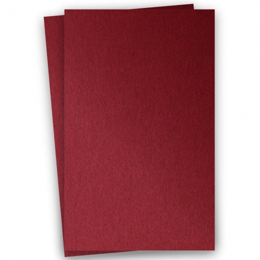 Stardream Metallic 11X17 Card Stock Paper - Ruby - 105Lb Cover (284Gsm) -  100 Pk