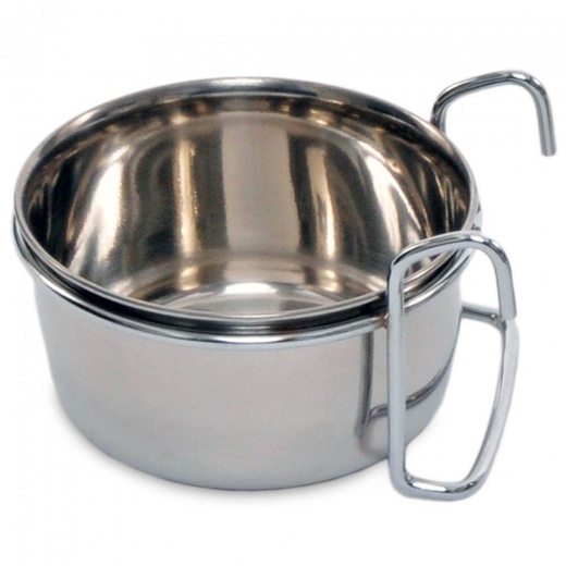 10 Oz. Coop Cup - Durable Stainless Steel Pet Feeder and Waterer