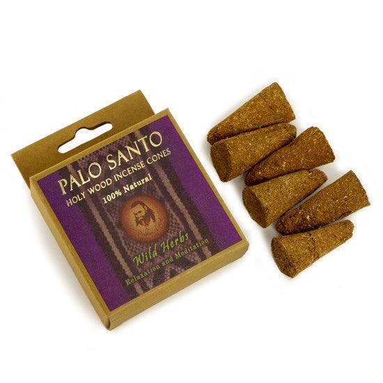 Palo Santo And Wild Herbs - Relaxation & Meditation - 6 Incense Cones