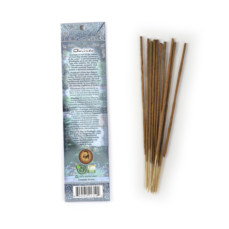 Incense Sticks Govinda - Sandalwood, Sage, And Lavender