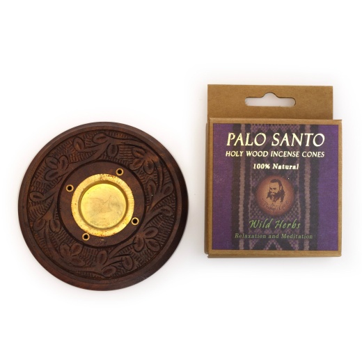 Palo Santo Wild Herbs Cones with Burner