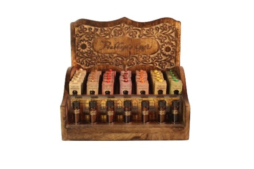 Wholesale Opening Bundle - Attar Oil - Display Rack With Complete Line 0.2 Oz (6 Ml) - 35 Bottles from Prabhuji's Gifts