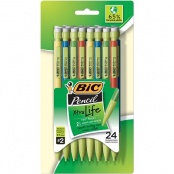 BIC Kids Coloring Triangle Crayons, 10 Assorted Colors, 10/Pack