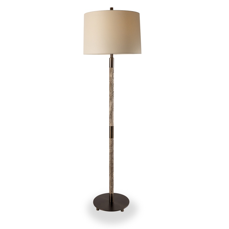 Tivoli Gray / Bronze Floor Lamp