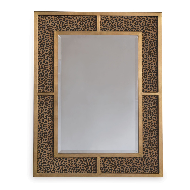 Bedford Gold Wild Leopard Mirror
