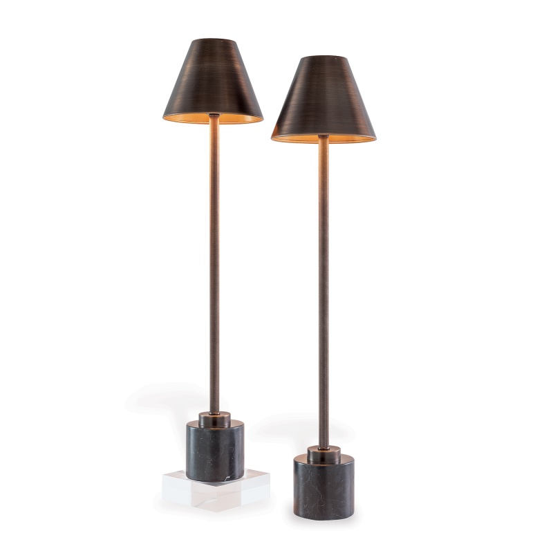 Parliament Bronze Buffet Lamp (Set Of 2)