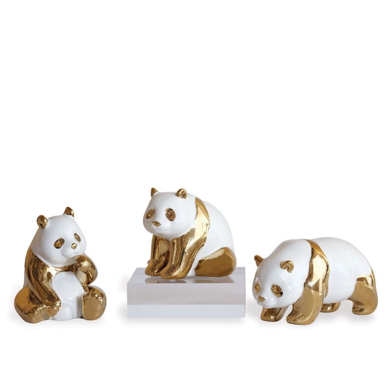 Panda Objects (Set Of 3)