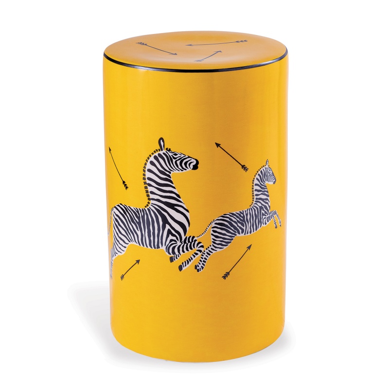 Zebra Yellow Stool