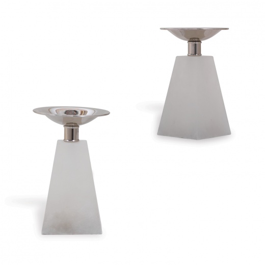 Cairo Alabaster Candleholder Set/2