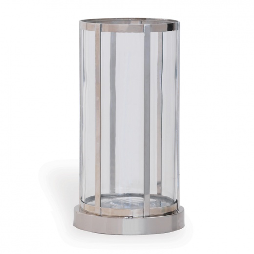Edgewater Nickel Vase/Hurricane - Modern Design & Functionality