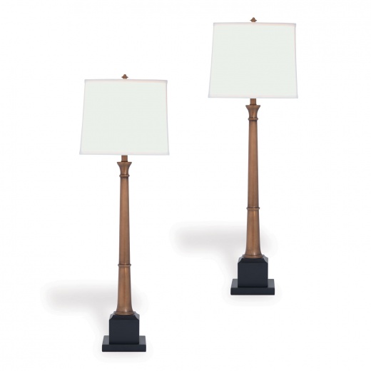 Kensington Brass Buffet Lamp Set of 2