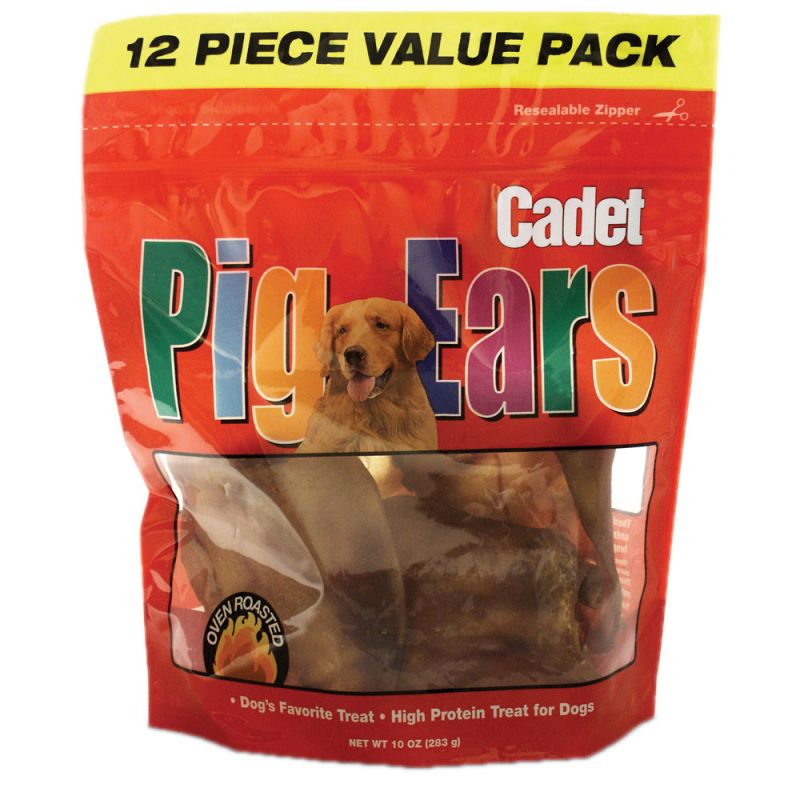Natural Pig Ears 12 Pack