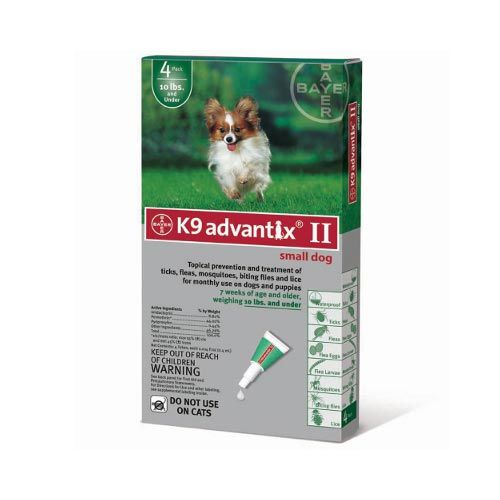 Flea And Tick Control For Dogs Under 10 Lbs 4 Month Supply