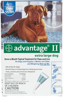 Flea Control For Dogs And Puppies Over 55 Lbs 4 Month Supply