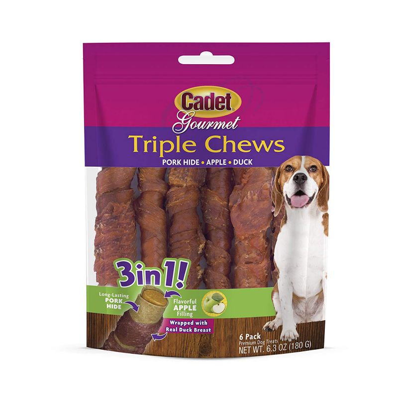 Triple Chew Treat Duck And Apple 6 Pack