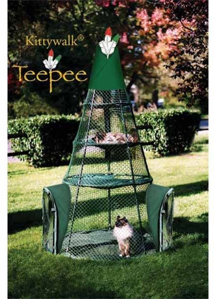 Teepee Outdoor Cat Enclosure
