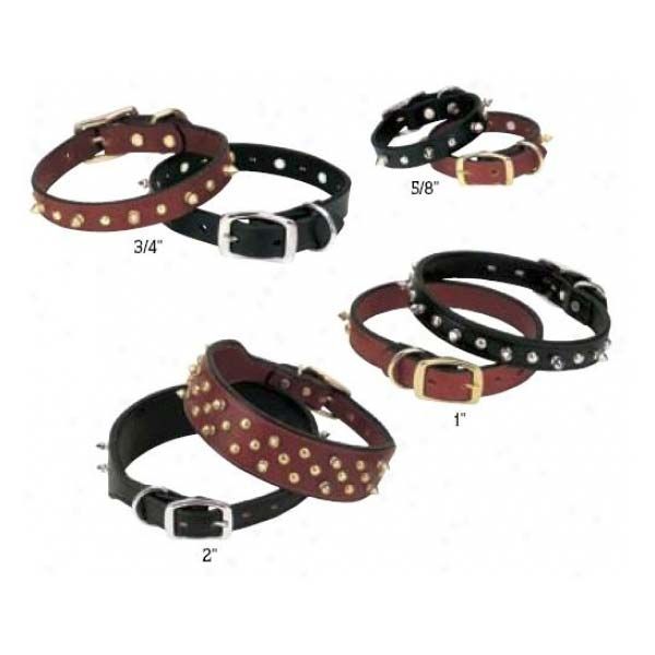 Spike's Collar Doubled And Stitched