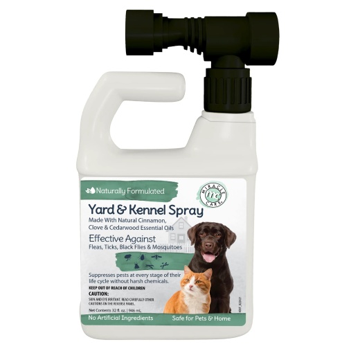 Natural Flea And Tick Spray For Yards And Kennels - 32 Ounces