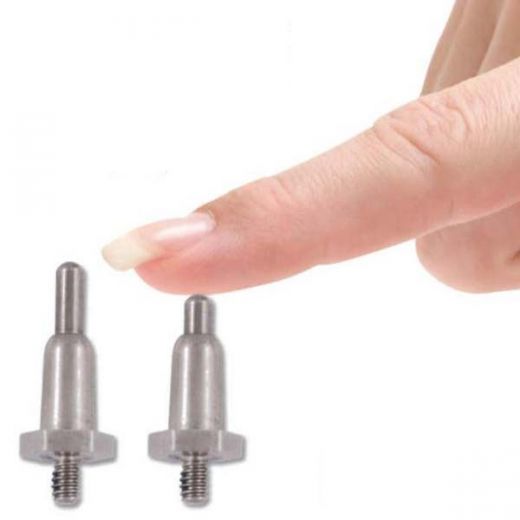 Retractable Gentle Spring Contact Probes for Dog Fences