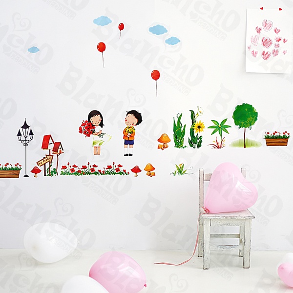 Plant Fun-2 - Medium Wall Decals Stickers Appliques Home Decor