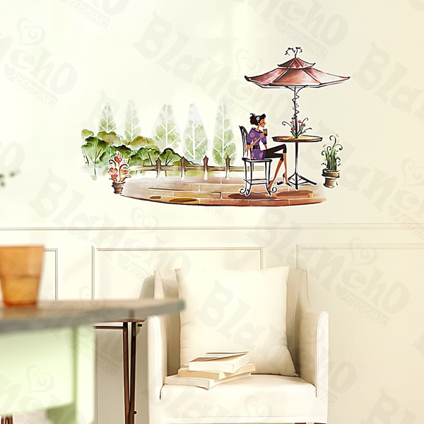 Afternoon Tea Large Wall Decals Stickers Appliques