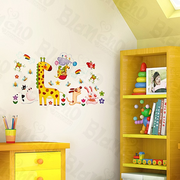 Fun Zoo - Medium Wall Decals Stickers Appliques Home Decor