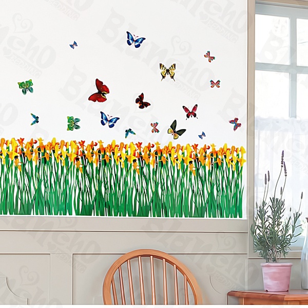 Flying Butterflies-2 Medium Wall Decals