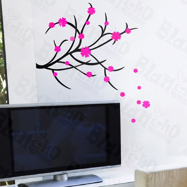Dancing Flowers Wall Decals Stickers Appliques