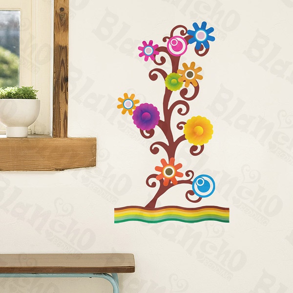 Varied Bloom Wall Decals Stickers Appliques
