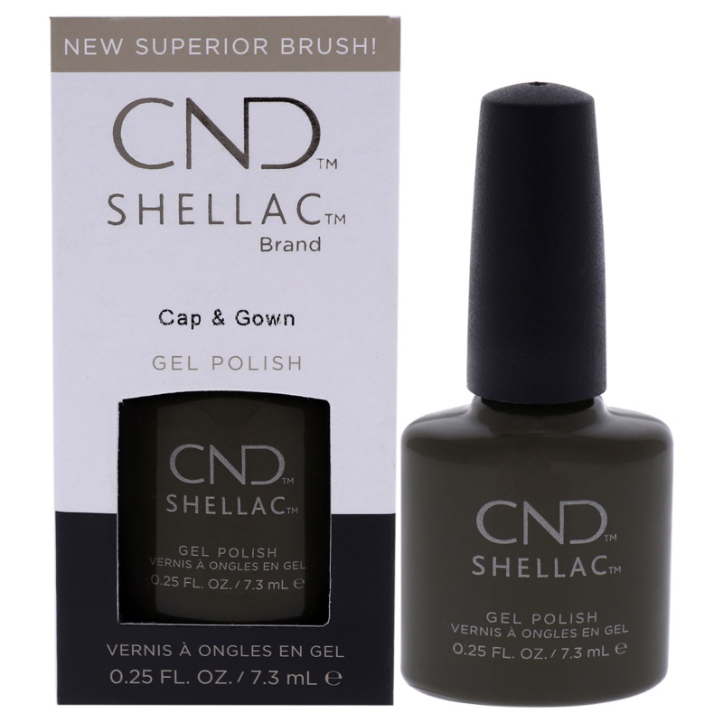 Shellac Nail Color - Cap And Gown By Cnd For Women - 0.25 Oz Nail Polish