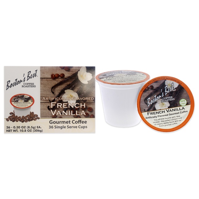 French Vanilla Gourmet Coffee By Bostons Best - 36 Cups Coffee