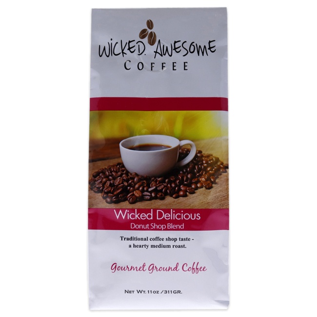 Wicked Delicious Donut Shop Blend Ground Coffee By Bostons Best - 11 Oz Coffee