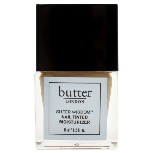 Sheer Wisdom Nail Tinted Moisturizer - Medium by Butter London for Women